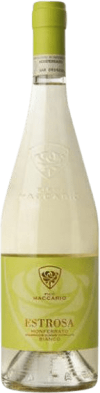 14,95 € Free Shipping | White wine Pico Maccario Estrosa Bianco D.O.C. Monferrato Piemonte Italy Viognier Bottle 75 cl