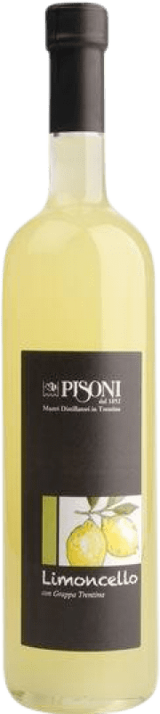 27,95 € Spedizione Gratuita | Grappa Pisoni Limoncello Trentino Italia Bottiglia 70 cl