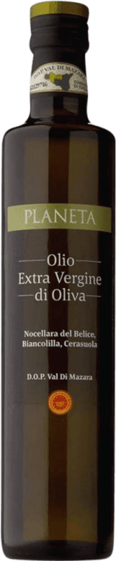 13,95 € Envío gratis | Aceite de Oliva Planeta Extra Vergine Sicilia Italia Botella Medium 50 cl