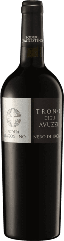 14,95 € Envío gratis | Vino tinto Poderi d'Agostino Trono Deglia Avuzzi I.G.T. Puglia Puglia Italia Nero di Troia Botella 75 cl