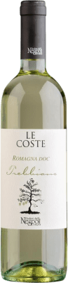 7,95 € Free Shipping | White Wine Poderi dal Nespoli Le Coste D.O.C. Trebbiano di Romagna Italy Nebbiolo, Trebbiano 75 cl