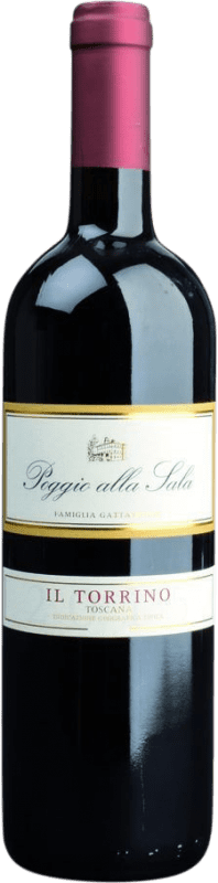 8,95 € 送料無料 | 赤ワイン Poggio alla Sala Il Torrino Rosso I.G.T. Toscana トスカーナ イタリア Merlot, Sangiovese ボトル 75 cl