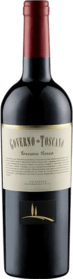 14,95 € Бесплатная доставка | Красное вино Poggio delle Faine Governo I.G.T. Toscana Тоскана Италия Sangiovese, Canaiolo бутылка 75 cl