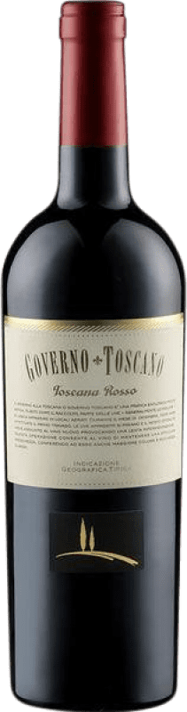 15,95 € Spedizione Gratuita | Vino Rosso Poggio delle Faine Governo I.G.T. Toscana Toscana Italia Sangiovese, Canaiolo 75 cl