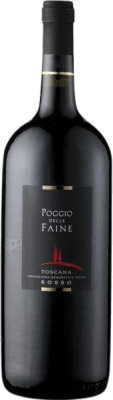 28,95 € Kostenloser Versand | Rotwein Poggio delle Faine Rosso I.G.T. Toscana Toskana Italien Sangiovese Magnum-Flasche 1,5 L