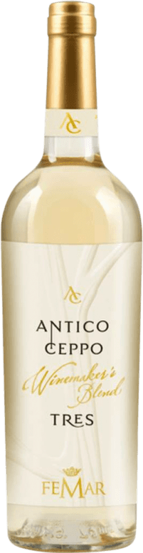 13,95 € 免费送货 | 白酒 Poggio Le Volpi Tres Antico Ceppo Bianco I.G.T. Lazio 拉齐奥 意大利 Trebbiano, White Malvasia 瓶子 75 cl