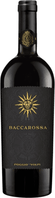 25,95 € 免费送货 | 红酒 Poggio Le Volpi Baccarossa Nerobuono Rosso I.G.T. Lazio 拉齐奥 意大利 瓶子 75 cl