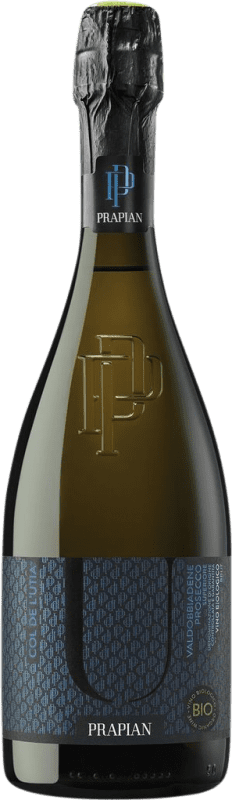 14,95 € 送料無料 | 白スパークリングワイン Prapian Col de L'Utia Brut D.O.C.G. Prosecco di Valdobbiadene Superiore di Cartizze Venecia イタリア Glera ボトル 75 cl