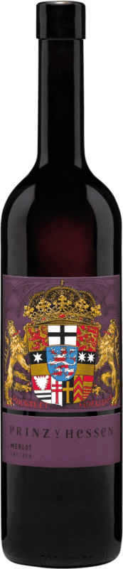 18,95 € Envío gratis | Vino Tinto Prinz von Hessen Trocken — Seco Q.b.A. Rheingau Rheingau Alemania Merlot 75 cl