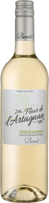 6,95 € 免费送货 | 白酒 Plaimont Fleur de d'Artagnan Blanc I.G.P. Vin de Pays Côtes de Gascogne 法国 Ugni Blanco, Colombard 瓶子 75 cl