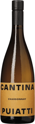 17,95 € Envio grátis | Vinho Branco Puiatti D.O.C. Friuli Friuli-Venezia Giulia Itália Chardonnay 75 cl