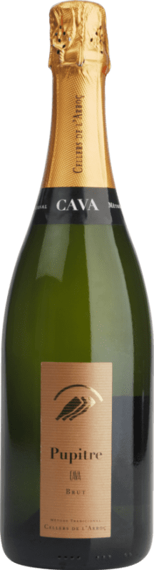 14,95 € Envoi gratuit | Vin Mousseux Blanc Pupitre Brut D.O. Cava Catalogne Espagne Nebbiolo, Xarel·lo Bouteille 75 cl
