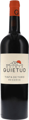 33,95 € Бесплатная доставка | Красное вино Quinta de la Quietud Резерв D.O. Toro Кастилия-Леон Испания Tempranillo бутылка 75 cl