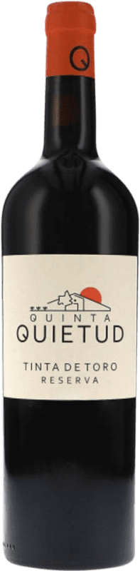 38,95 € Free Shipping | Red wine Quinta de la Quietud Reserve D.O. Toro Castilla y León Spain Tempranillo Bottle 75 cl