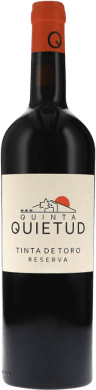 33,95 € Envio grátis | Vinho Tinto Quinta de la Quietud Reserva D.O. Toro Castela e Leão Espanha Tempranillo 75 cl