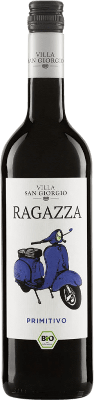 9,95 € 免费送货 | 红酒 Villa San Giorgio 意大利 Primitivo 瓶子 75 cl