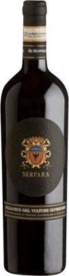 27,95 € Envío gratis | Vino Tinto Re Manfredi Vigneto Serpara Superiore — Superior D.O.C. Aglianico del Vulture Basilicata Italia Aglianico 75 cl