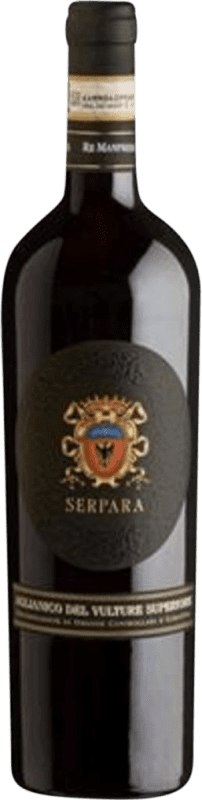 33,95 € Free Shipping | Red wine Re Manfredi Vigneto Serpara Superiore D.O.C. Aglianico del Vulture Basilicata Italy Aglianico Bottle 75 cl