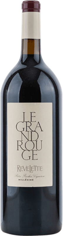 79,95 € Spedizione Gratuita | Vino rosso Château Revelette Le Grand Rouge A.O.C. Côtes de Provence Provenza Francia Syrah, Grenache, Cabernet Sauvignon Bottiglia Magnum 1,5 L