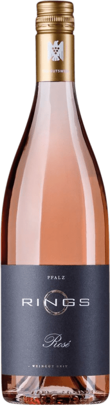 15,95 € Envío gratis | Espumoso Rosado Rings Rosé — Rosado Q.b.A. Pfälz Pfälz Alemania Cabernet Sauvignon, Pinot Negro Botella 75 cl