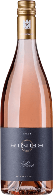 9,95 € Бесплатная доставка | Розовое игристое Rings Rosé Q.b.A. Pfälz Пфальце Германия Cabernet Sauvignon, Pinot Black бутылка 75 cl