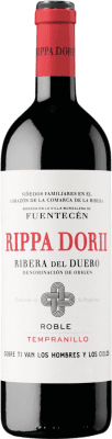 12,95 € Spedizione Gratuita | Vino rosso Rippa Dorii Quercia D.O. Ribera del Duero Castilla y León Spagna Tempranillo Bottiglia 75 cl