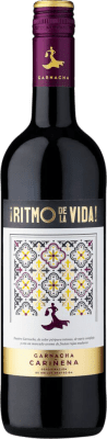 7,95 € Envío gratis | Vino tinto Ritmo de la Vida D.O. Cariñena Aragón España Garnacha Botella 75 cl