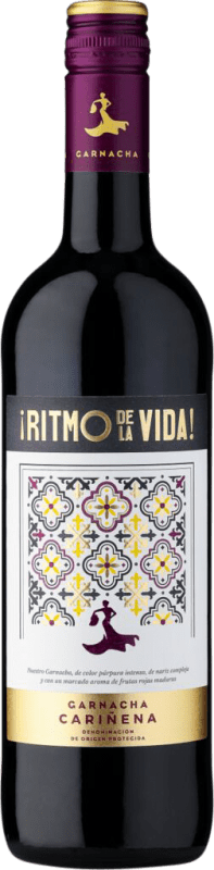 7,95 € Free Shipping | Red Wine Ritmo de la Vida D.O. Cariñena Aragon Spain Garnacha — Grenache 75 cl