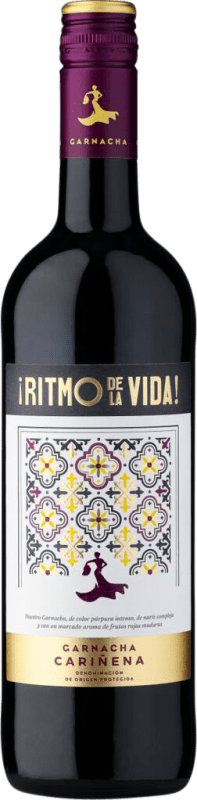 7,95 € Free Shipping | Red wine Ritmo de la Vida D.O. Cariñena Aragon Spain Grenache Bottle 75 cl