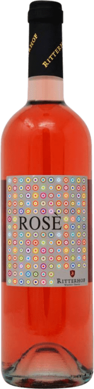 13,95 € 免费送货 | 桃红葡萄酒 Ritterhof Südtirol Cuvée, Rosé 桃红葡萄酒 I.G.T. Vigneti delle Dolomiti 意大利 Merlot, Nebbiolo, Lagrein 瓶子 75 cl