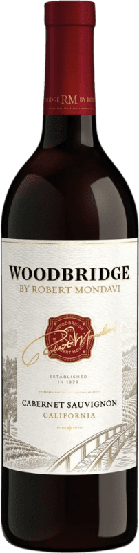 14,95 € Envio grátis | Vinho tinto Robert Mondavi Woodbridge I.G. California California Estados Unidos Cabernet Sauvignon Garrafa 75 cl