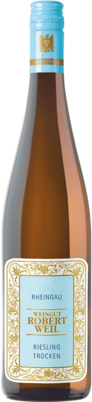24,95 € 免费送货 | 红葡萄酒 Robert Weil Trocken — 干型 Q.b.A. Rheingau 德国 Riesling — 雷司令 75 cl