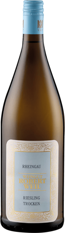 18,95 € Бесплатная доставка | Белое вино Robert Weil сухой Q.b.A. Rheingau Rheingau Германия Riesling бутылка 1 L