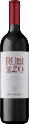 12,95 € Бесплатная доставка | Красное вино Rocca delle Macìe Rubizzo I.G.T. Toscana Тоскана Италия Merlot, Sangiovese бутылка 75 cl