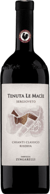 42,95 € Envío gratis | Vino tinto Rocca delle Macìe Ser Gioveto Classico Reserva D.O.C.G. Chianti Classico Italia Sangiovese Botella 75 cl