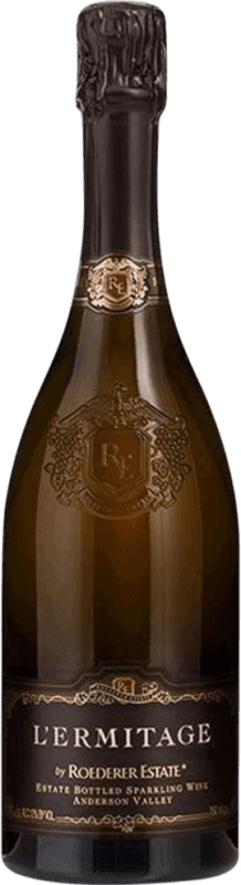 97,95 € Бесплатная доставка | Белое игристое Roederer Estate Quartet L'Ermitage Sparkling брют I.G. California Калифорния Соединенные Штаты Nebbiolo, Chardonnay бутылка 75 cl