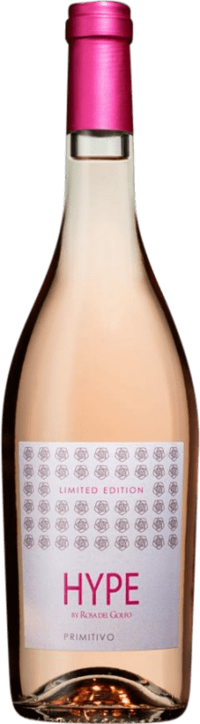 17,95 € 免费送货 | 玫瑰酒 Rosa del Golfo Hype Rosato I.G.T. Puglia 普利亚大区 意大利 Primitivo 瓶子 75 cl