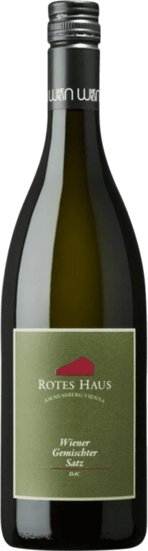 18,95 € 免费送货 | 白酒 Rotes Haus D.A.C. Wiener Gemischter Satz Viena 奥地利 Chardonnay, Gewürztraminer, Pinot Grey, Pinot White, Neuburger 瓶子 75 cl