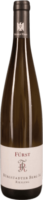 57,95 € Envio grátis | Vinho branco Rudolf Fürst Bürgstadter Berg Seco Alemanha Franconia, Riesling Garrafa 75 cl
