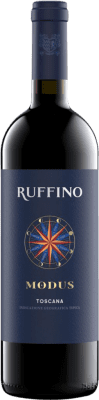 46,95 € 送料無料 | 赤ワイン Ruffino Modus I.G.T. Toscana トスカーナ イタリア Merlot, Cabernet Sauvignon, Sangiovese ボトル 75 cl