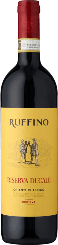 26,95 € 送料無料 | 赤ワイン Ruffino 予約 D.O.C.G. Chianti Classico イタリア Merlot, Cabernet Sauvignon, Sangiovese ボトル 75 cl