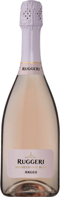 16,95 € 免费送货 | 玫瑰气泡酒 Ruggeri Argeo Rosé 香槟 D.O.C. Prosecco 弗留利 - 威尼斯朱利亚 意大利 Nebbiolo, Glera 瓶子 75 cl