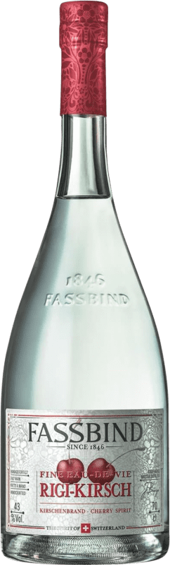 94,95 € Spedizione Gratuita | Liquori S. Fassbind Eau de Vie Rigi Kirsch Svizzera Bottiglia 70 cl