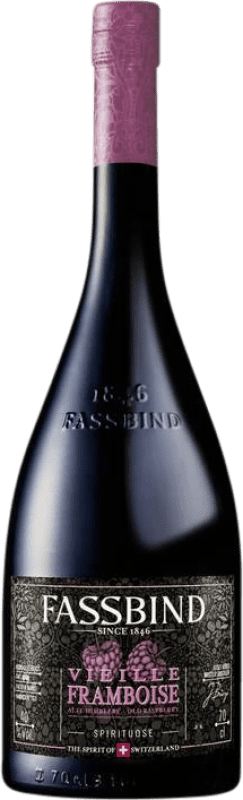 64,95 € Spedizione Gratuita | Liquori S. Fassbind Vieille Framboise Svizzera Bottiglia 70 cl