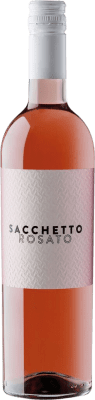 9,95 € Kostenloser Versand | Rosé-Wein Sacchetto Rosato I.G.T. Marca Trevigiana Venecia Italien Merlot, Nebbiolo Flasche 75 cl