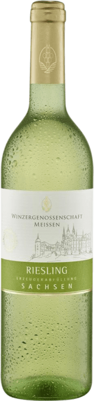 10,95 € 免费送货 | 白葡萄酒 Meissen Q.b.A. Sachsen Sachsen 德国 Riesling — 雷司令 75 cl