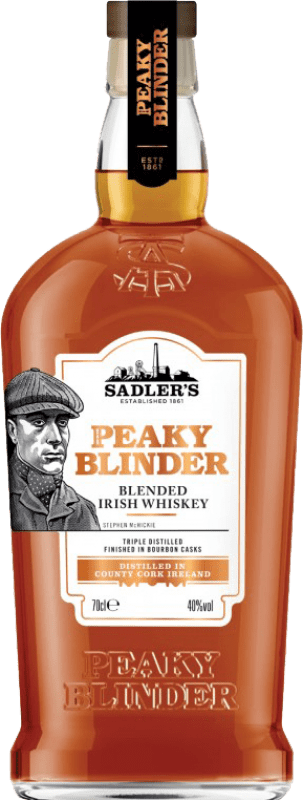 33,95 € Free Shipping | Blended Whisky Sadler's Peaky Blinder United Kingdom 70 cl