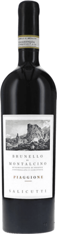 139,95 € Envío gratis | Vino tinto Salicutti Piaggione D.O.C.G. Brunello di Montalcino Toscana Italia Sangiovese Botella 75 cl