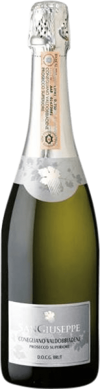 12,95 € Envoi gratuit | Vin Mousseux Blanc Azienda Agricola S. Giuseppe Cartizze Brut Supérieur D.O.C.G. Prosecco di Conegliano-Valdobbiadene Venecia Italie Prosecco 75 cl