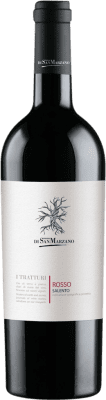 7,95 € 免费送货 | 红酒 San Marzano I Tratturi Rosso I.G.T. Salento 意大利 Sangiovese, Malvasia Black, Aglianico 瓶子 75 cl